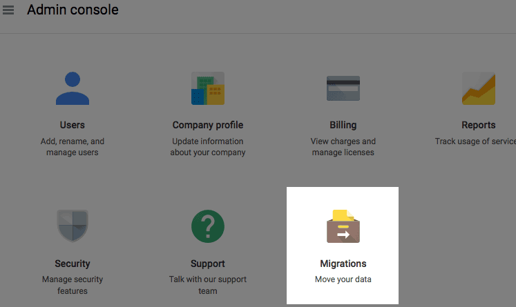 Migrate Email to G Suite